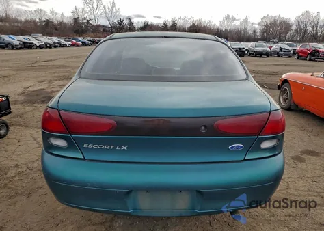 1997 Ford Escort Lx из США, поврежденный, VIN 1FALP13PXVW128005